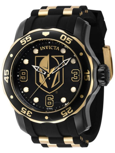 Invicta NHL Vegas Golden Knights Quartz Black Dial Men's Watch 42321 - INVICTA - BALAAN 1