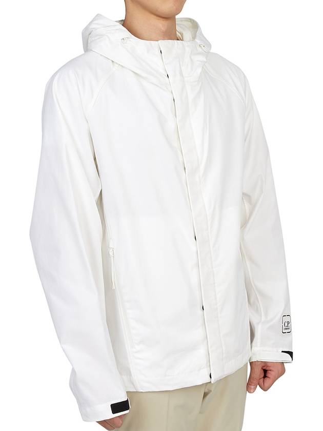 Metropolis Hooded Jacket White - CP COMPANY - BALAAN 5