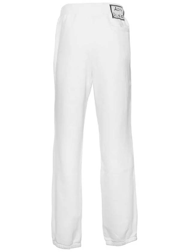 Studios Reverse Label Training Pants Optic White - ACNE STUDIOS - BALAAN.