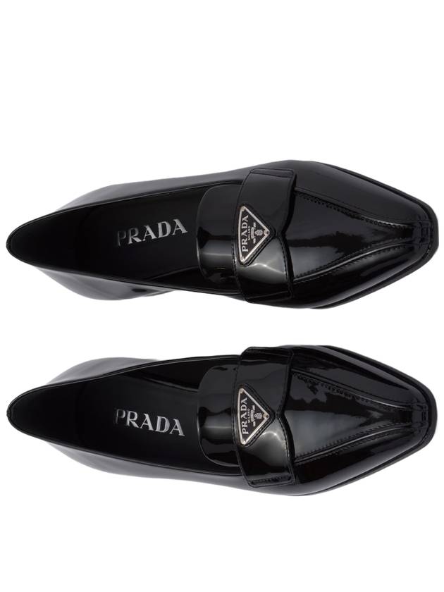 Patent Leather Loafers Black - PRADA - BALAAN 3