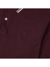 Men's Embroidered Logo PK Shirt Bordeaux - MAISON MARGIELA - BALAAN.