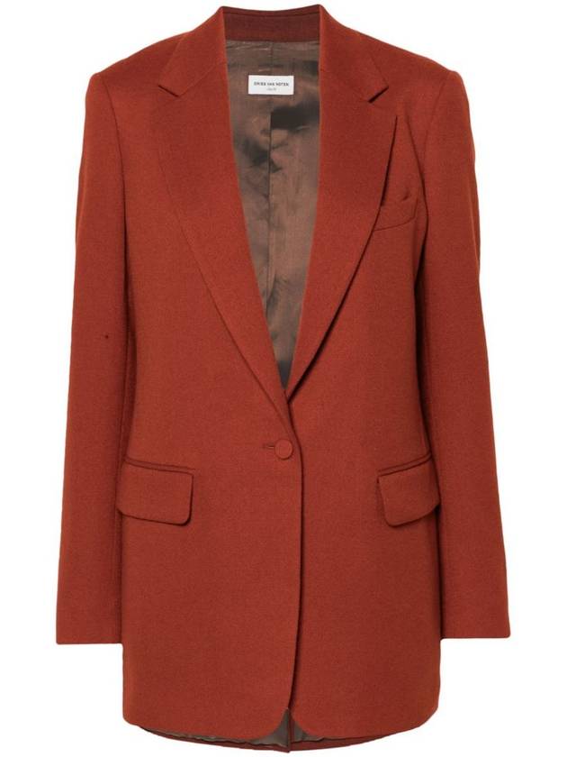 Dries Van Noten Blanchets Single-Breasted Wool Jacket - DRIES VAN NOTEN - BALAAN 1