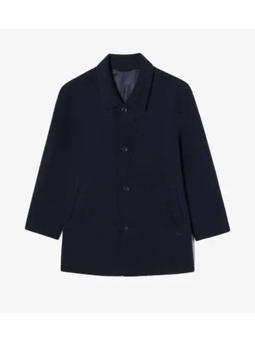 Men s mid length coat navy - LACOSTE - BALAAN 1