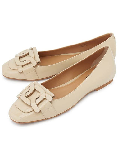 Kate Leather Ballerina Beige - TOD'S - BALAAN 1