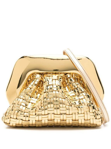 Themoirè Gea Weaved Laminated Clutch Bag - THE MOIRE - BALAAN 1