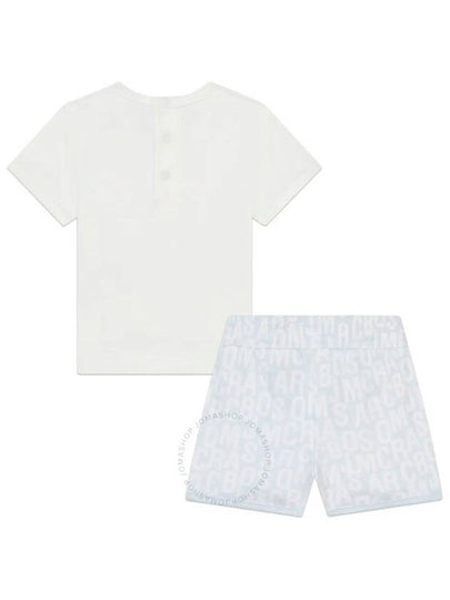 Little Marc Jacobs Boys Logo Print Shorts Set, Size 9M - MARC JACOBS - BALAAN 2