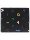 Symbol Logo Printing Half Wallet Black - PAUL SMITH - BALAAN 3