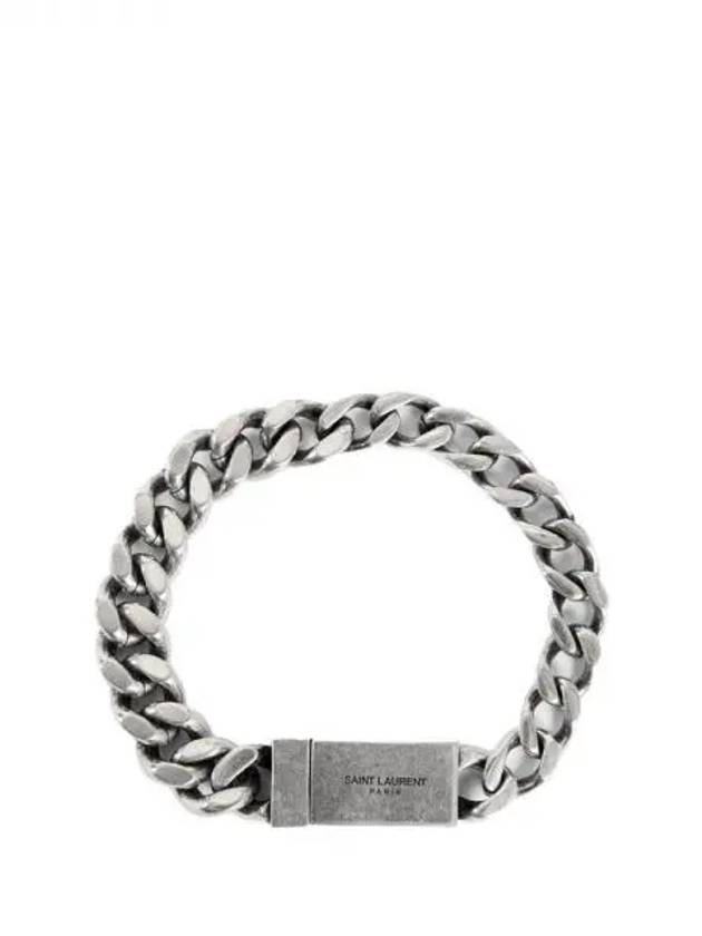 logo detail chain bracelet - SAINT LAURENT - BALAAN 1