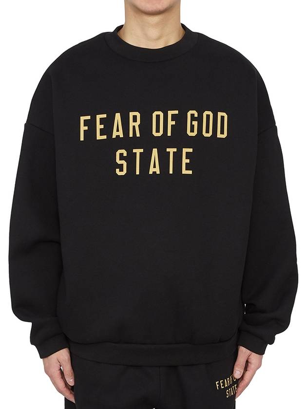 Logo Print Sweatshirt Black - FEAR OF GOD - BALAAN 2