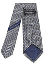 Gancini Jacquard Silk Tie Navy - SALVATORE FERRAGAMO - BALAAN 3