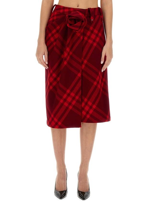 Check Wool Skirt 8076880 B7338 B0010636551 - BURBERRY - BALAAN 2