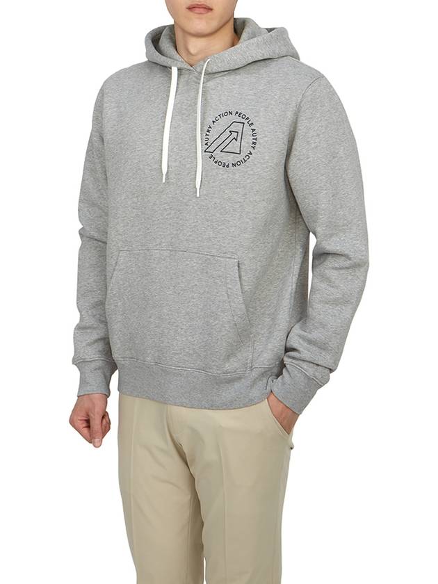 Men's brushed hoodie HOIM 414M MELANGE - AUTRY - BALAAN 4