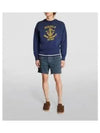 30 Points Vintage Fit Fleece Graphic Sweatshirt Blue - POLO RALPH LAUREN - BALAAN 2