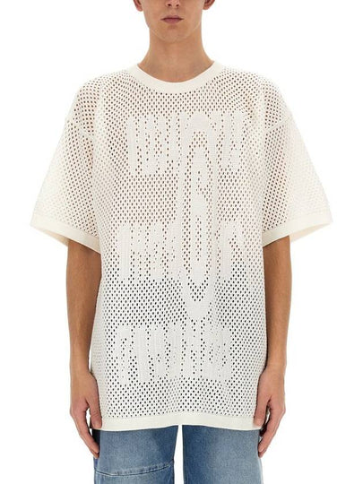 Logo mesh short sleeve t shirt white - MAISON MARGIELA - BALAAN 2