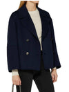 S Max Mara Cape Wool Jacket 2419041031600 028 - S MAX MARA - BALAAN 3