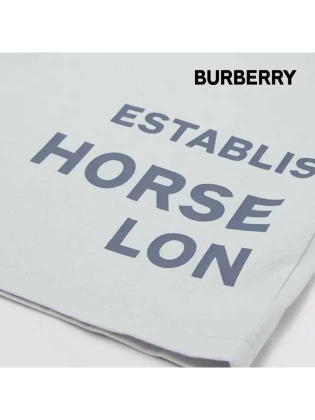 Kids Horseferry Cotton Short Sleeve T Shirt Sterling Gray 8047556 12Y 14Y - BURBERRY - BALAAN 5