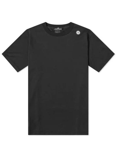 Shadow Project Logo Short Sleeve T-Shirt Black - STONE ISLAND - BALAAN 2