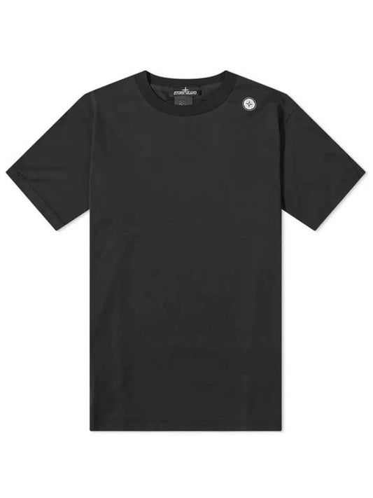 Shadow Project Logo Short Sleeve T-Shirt Black - STONE ISLAND - BALAAN 2