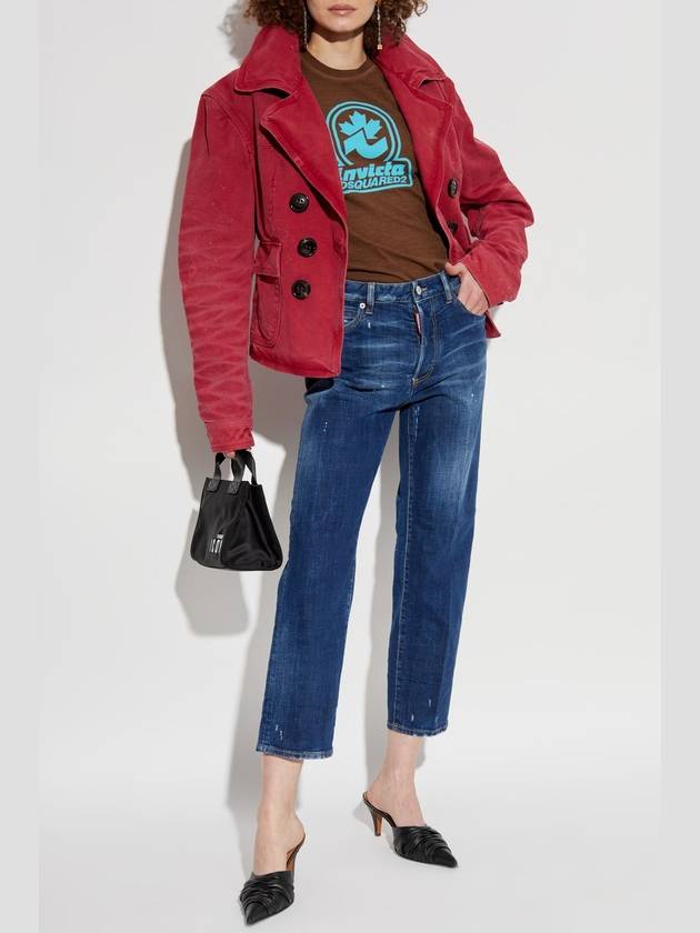 Dsquared2 Denim Jacket, Women's, Red - DSQUARED2 - BALAAN 2