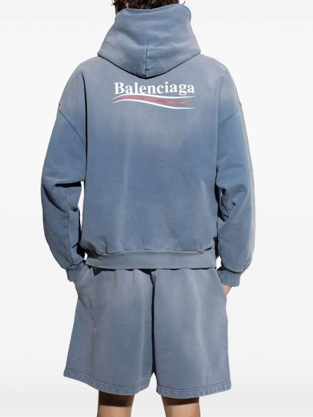 BALENCIAGA MEDIUM FIT HOODIE - BALENCIAGA - BALAAN 4