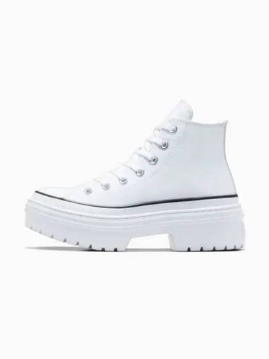 Chuck Taylor All Star Lugged Heel High Top Sneakers White - CONVERSE - BALAAN 1