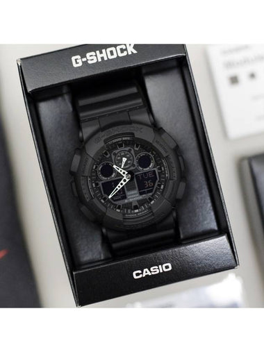 All black sports urethane electronic watch - G-SHOCK - BALAAN 1