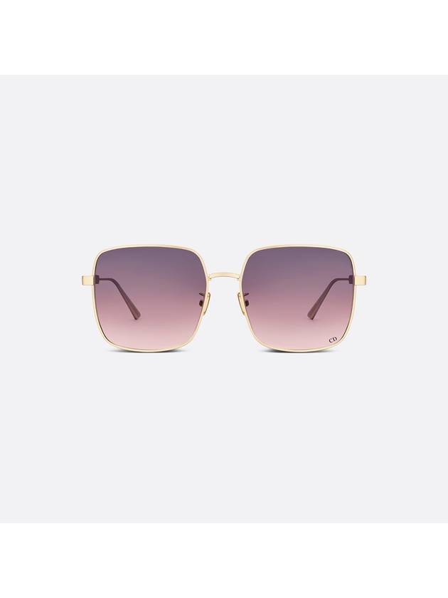 Cannage S1U Square Sunglasses Gold - DIOR - BALAAN 3