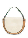 Women's Banner Saddle Cross Bag Beige - GANNI - BALAAN 2