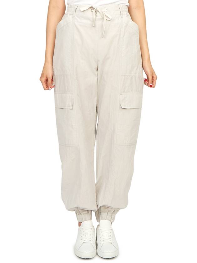 Cotton Cargo Track Pants White - MONCLER - BALAAN 2