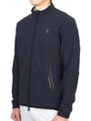 women's brushed zip-up jacket navy - HYDROGEN - BALAAN 4