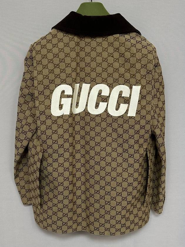 GG cotton blend canvas coat 42 - GUCCI - BALAAN 5