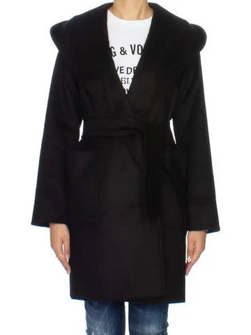 RIALTO hooded belted coat 21016022 000 022 - MAX MARA - BALAAN 1