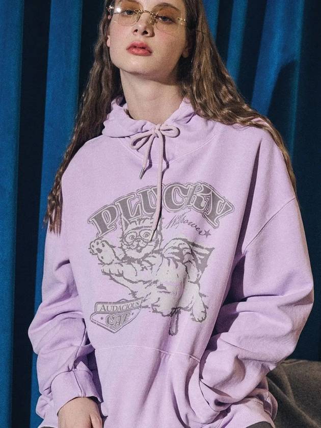 Plucky Cat Pigment Hoodie Lavender - CPGN STUDIO - BALAAN 3