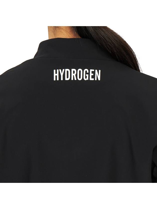 women's brushed zip-up jacket black - HYDROGEN - BALAAN 10