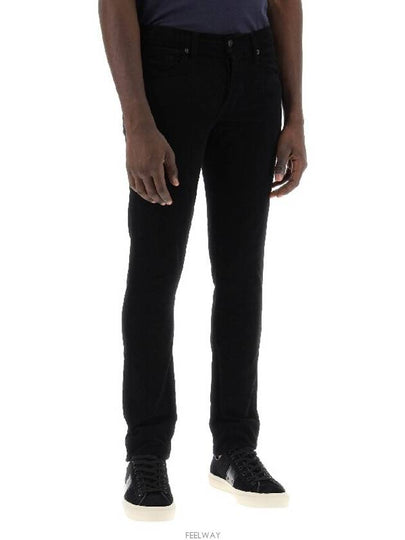 Corduroy Fivepocket Jeans Black - TOM FORD - BALAAN 2