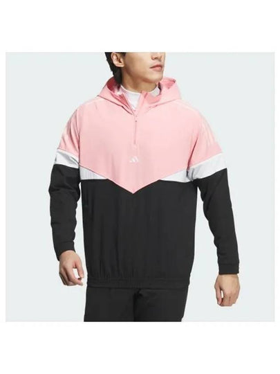 adidas GOLF twist weave long sleeve track hood pullover IM7220 - ADIDAS GOLF - BALAAN 1