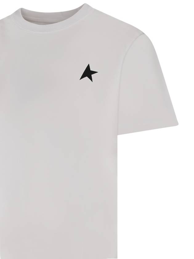 Black Star Collection Short Sleeve T-Shirt White - GOLDEN GOOSE - BALAAN 4