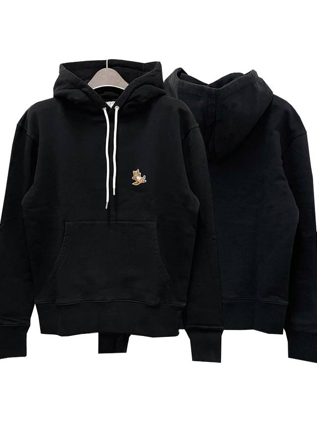 Chillax Fox Patch Classic Hoodie Black - MAISON KITSUNE - BALAAN 2