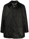 Men's Beaufort Wax Jacket Black - BARBOUR - BALAAN 2