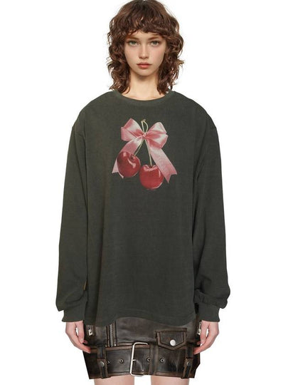 Women's Cotton Long Sleeve Top Grey - 2113 STUDIO - BALAAN 2