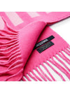 Lecharpe Fringe Logo Virgin Wool Muffler Pink - JACQUEMUS - BALAAN 6