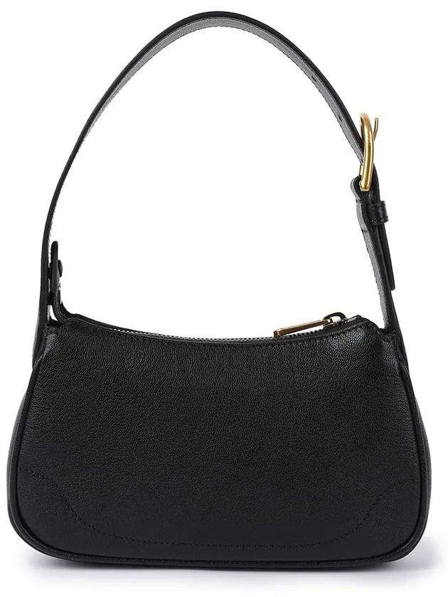 Aphrodite Double G Small Shoulder Bag Black - GUCCI - BALAAN 4