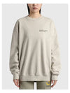 California Crew Neck Sweatshirt Heather Oatmeal Beige - SPORTY & RICH - BALAAN 2