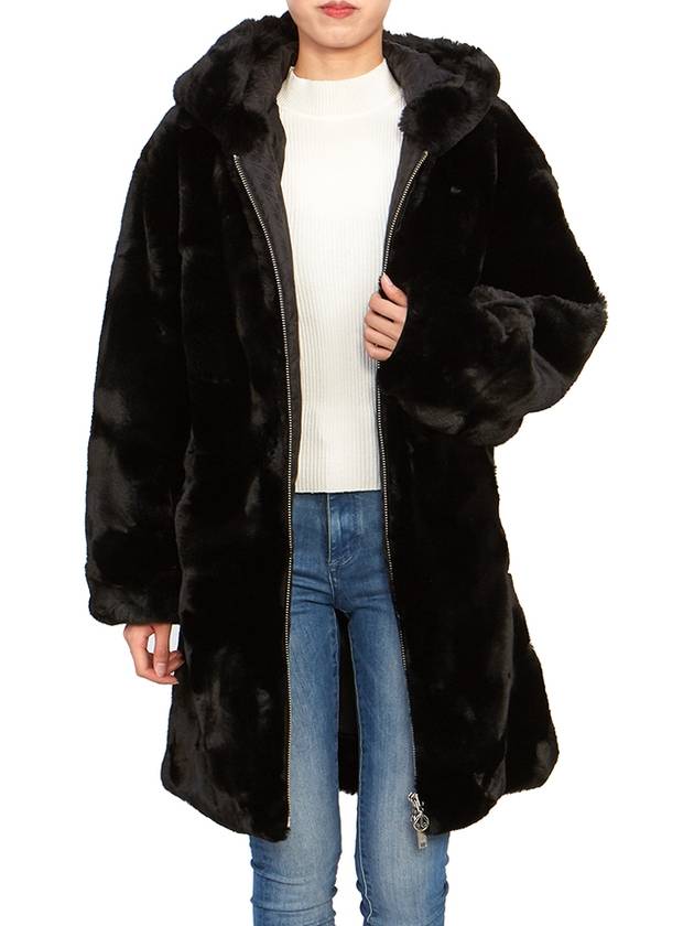 State Bunny Fur Jacket Black - MOOSE KNUCKLES - BALAAN 10