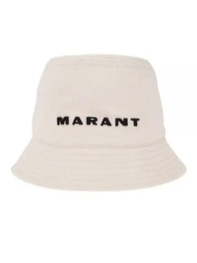 Embroidered Logo Bucket Hat Ecru - ISABEL MARANT - BALAAN 2