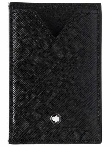 Logo Sartorial Card Wallet Black - MONTBLANC - BALAAN 1