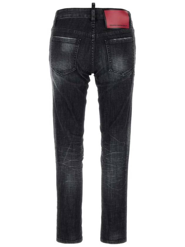 24FW Denim Straight Pants S75LB0968 S30357 900 Black - DSQUARED2 - BALAAN 3