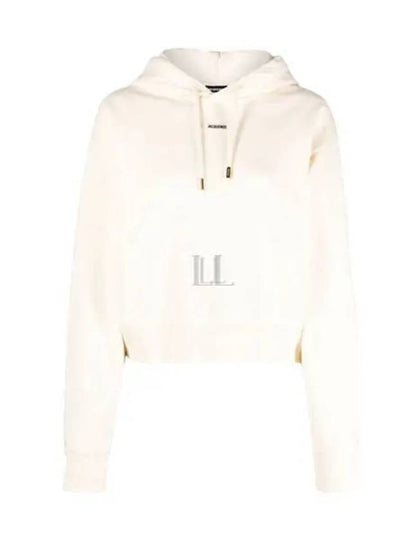 Le Sweatshirt Gros Grain Cotton Hoodie Light Beige - JACQUEMUS - BALAAN 2