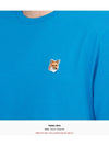 Fox Head Patch Classic Short Sleeve T-Shirt Enamel Blue - MAISON KITSUNE - BALAAN 7