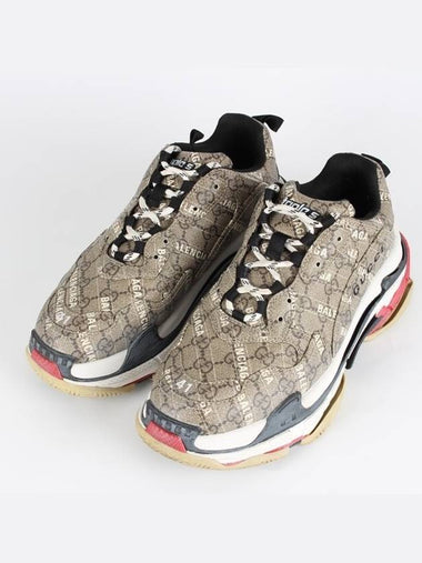 Balenciaga Hacker Triple S Ebony Sneakers 41 260 - GUCCI - BALAAN 1